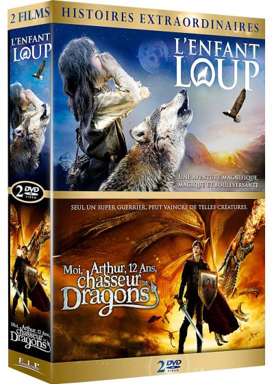 L'Enfant loup + Moi, Arthur, 12 ans, chasseur de Dragons (Pack) - DVD