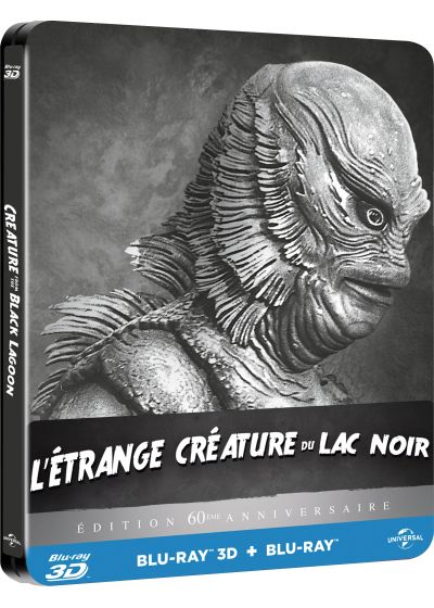 L'Étrange créature du Lac Noir (Édition 60ème anniversaire - Blu-ray 3D - Édition boîtier SteelBook) - Blu-ray 3D
