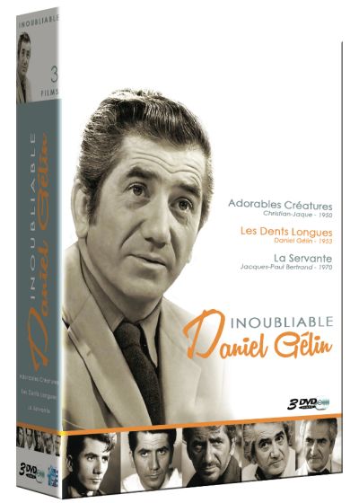 Inoubliable Daniel Gélin : Adorables créatures + Les dents longues + La servante (Pack) - DVD