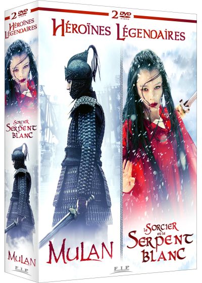 Héroïnes légendaires - Coffret : Mulan + Le Sorcier et le serpent blanc (Pack) - DVD