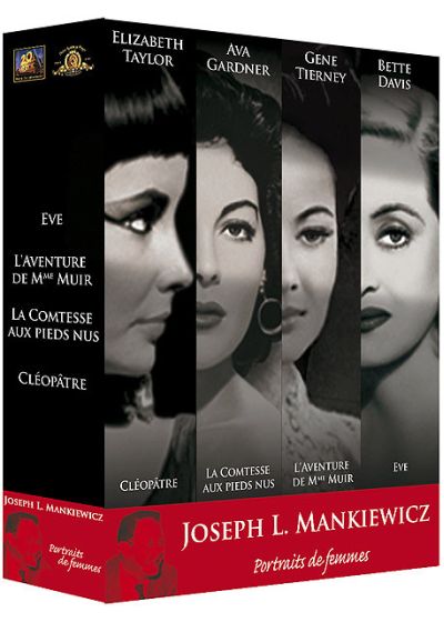 Joseph L. Mankiewicz : Portraits de femmes - Coffret 4 DVD (Pack) - DVD