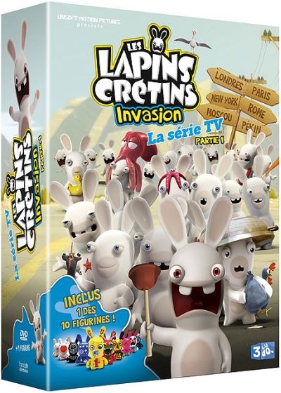 Les Lapins Crétins : Invasion - La série TV - Partie 1 (Édition avec figurine) - DVD