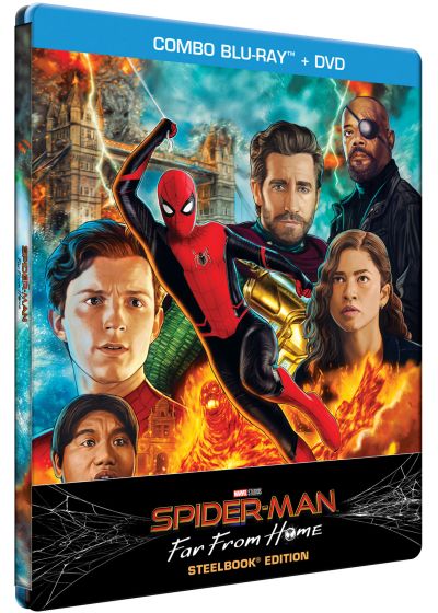 Spider-Man : Far from Home (Boîtier SteelBook limité exclusif Amazon - Blu-ray + DVD) - Blu-ray