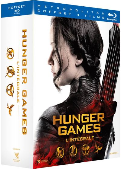 Hunger Games - L'intégrale : Hunger Games + Hunger Games 2 : L'embrasement + Hunger Games - La Révolte : Partie 1 + Partie 2 (Édition Limitée) - Blu-ray