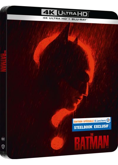 The Batman (Édition spéciale E.Leclerc - SteelBook exclusif - 4K Ultra HD + Blu-ray + Blu-ray bonus) - 4K UHD