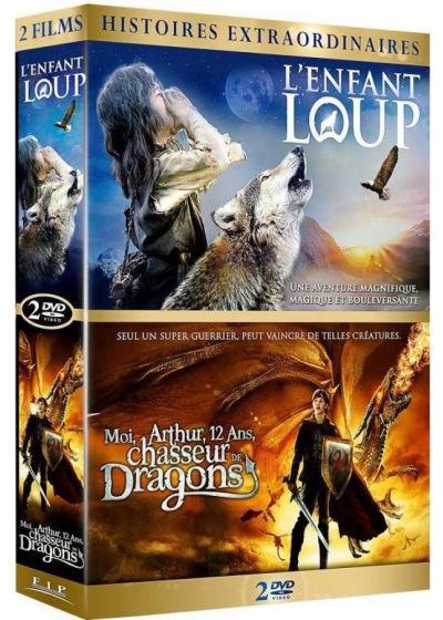 L'Enfant loup + Moi, Arthur, 12 ans, chasseur de Dragons (Pack) - DVD