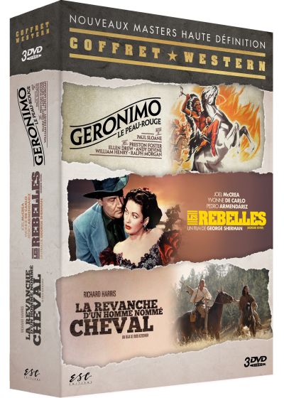 Westerns de légende : Geronimo le peau-rouge + Les Rebelles + La Revanche d'un homme nommé cheval (Pack) - DVD
