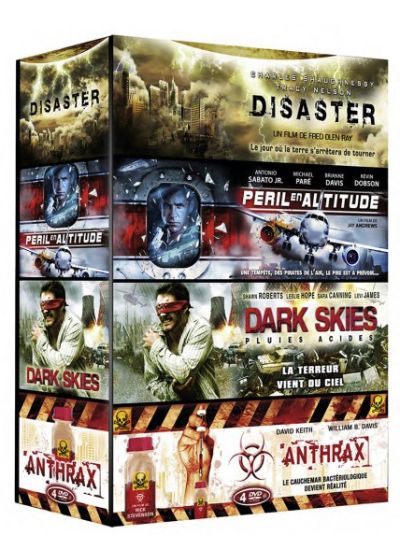 Coffret Catastrophe : Disaster + Péril en altitude + Dark Skies : Pluies acides + Anthrax (Pack) - DVD