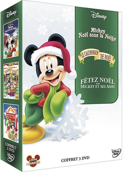 Coffret - Mickey, Noël sous la neige + Le calendrier de Noël + Fêtez Noël avec Mickey et ses amis (Pack) - DVD