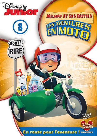 Manny et ses outils - 08 - Les aventures en moto - DVD