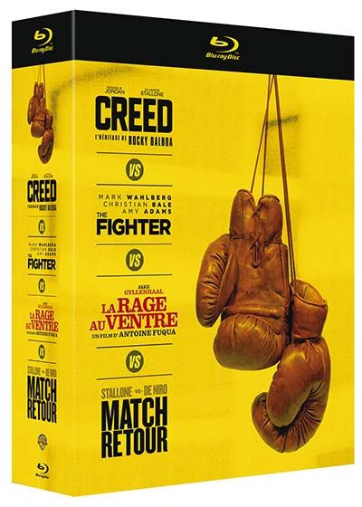 Creed + The Fighter + La rage au ventre + Match retour (Pack) - Blu-ray