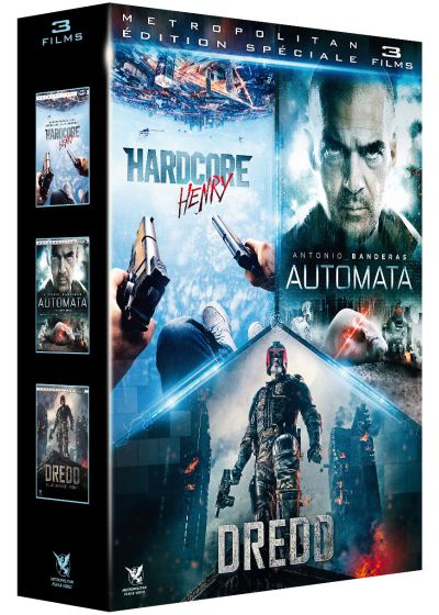 Action SF : Hardcore Henry + Automata + Dredd (Pack) - DVD