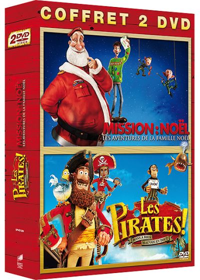 Les pirates, bons à rien mauvais en tout + Mission : Noël - Les aventures de la famille Noël (Pack) - DVD