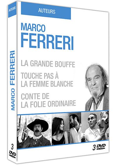 Marco Ferreri : Touche pas à la femme blanche ! + Conte de la folie ordinaire + La grande bouffe (Pack) - DVD