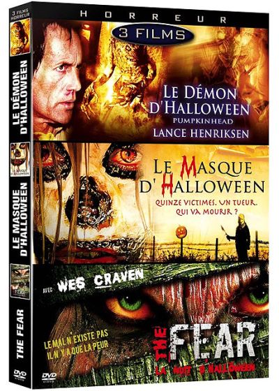 Horreur - Coffret 3 films : Pumpkinhead - Le démon d'Halloween + Le masque d'Halloween + La nuit d'Halloween (Pack) - DVD
