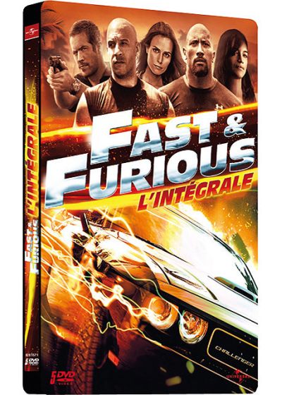 Fast and Furious - L'intégrale 5 films (Pack Collector boîtier SteelBook) - DVD