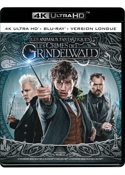Les Animaux fantastiques : Les Crimes de Grindelwald (4K Ultra HD + Blu-ray) - 4K UHD