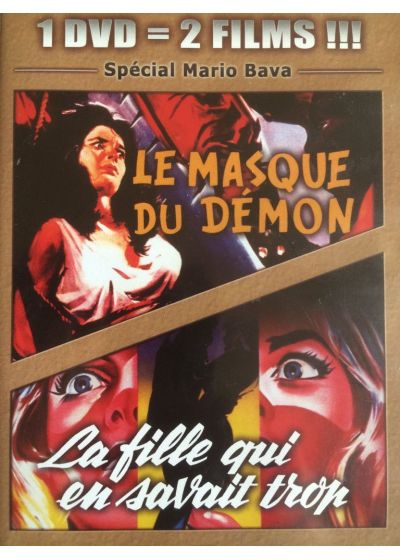 Le Masque du démon + La Fille qui en savait trop (Pack) - DVD