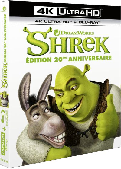 Shrek (4K Ultra HD + Blu-ray - 20ème Anniversaire) - 4K UHD