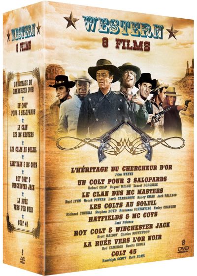 Western - Coffret 8 films (Pack) - DVD