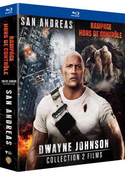 Coffret Dwayne Johnson : Rampage - Hors de contrôle + San Andreas (Pack) - Blu-ray