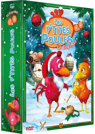 Les P'tites poules 1 à 4 - Le coffret (DVD + Livre) - DVD