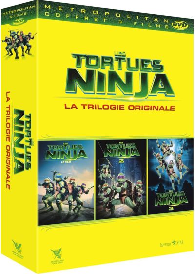 Les Tortues Ninja - La trilogie originale : Le Film + Le secret de la mutation + Les Tortues Ninja 3 : Nouvelle génération - DVD