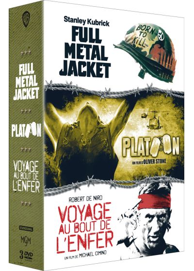 Full Metal Jacket + Platoon + Voyage au bout de l'enfer (Pack) - DVD