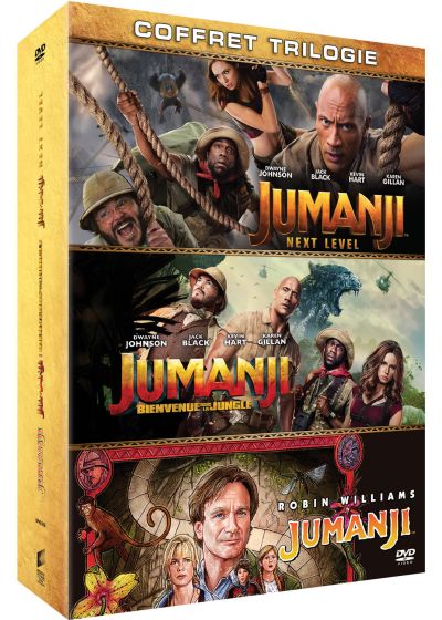 Jumanji + Jumanji : Bienvenue dans la jungle + Jumanji : Next Level - DVD