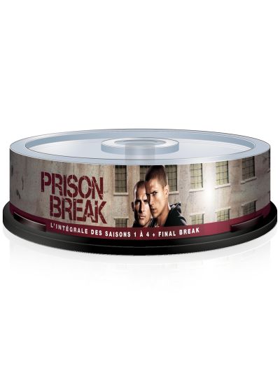 Prison Break - L'intégrale des 4 saisons + l'épilogue The Final Break (Coffret Spindle) - DVD
