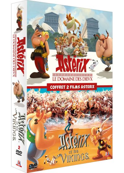 Coffret 2 films Astérix - Le Domaine des Dieux + Astérix et les Vikings (Pack) - DVD