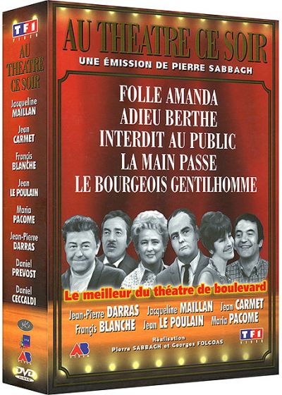 La "Au théâtre ce soir" - Coffret 5 DVD - DVD