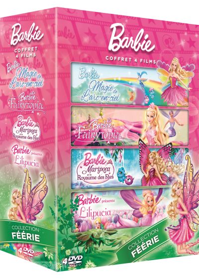 Barbie - Coffret 4 films : Collection Féérie (Pack) - DVD