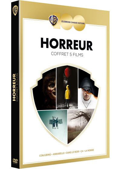 100 ans Warner - Coffret 5 films - Horreur - DVD