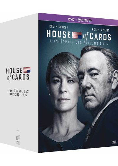 House of Cards - L'Intégrale saisons 1 à 5 (DVD + Copie digitale) - DVD