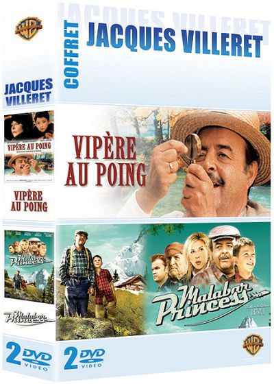 Coffret Jacques Villeret - Vipère au poing + Malabar Princess - DVD