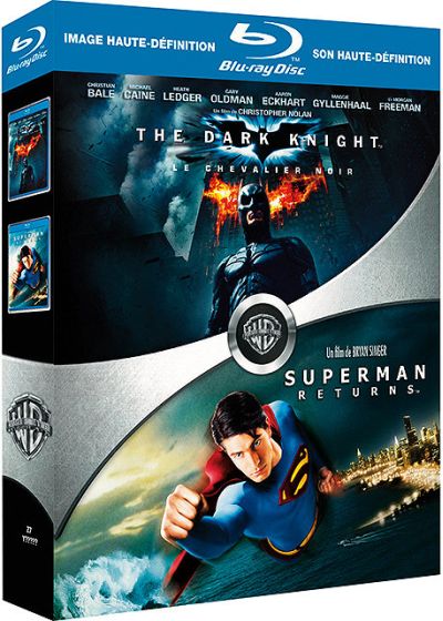 Batman - The Dark Knight, le Chevalier Noir + Superman Returns (Pack) - Blu-ray