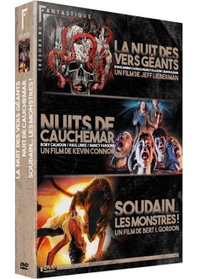 Trésors du Fantastique Vol. 1 : La Nuit des vers géants + Nuits de cauchemar + Soudain les monstres (Pack) - DVD