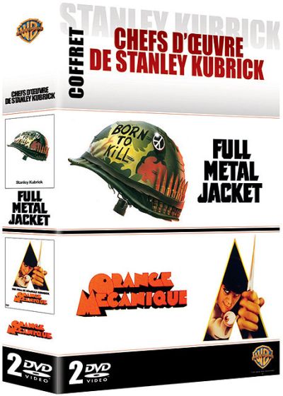 Coffret chefs-d'oeuvre de Stanley Kubrick - Full Metal Jacket + Orange Mécanique - DVD