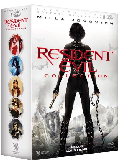 Resident Evil Collection : Resident Evil + Resident Evil : Apocalypse + Resident Evil : Extinction + Resident Evil : Afterlife + Resident Evil : Retribution - DVD