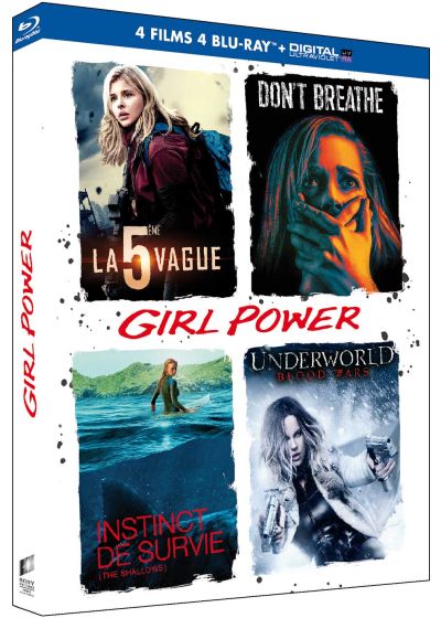 Girl Power - Coffret : La 5ème vague + Don't Breathe + Instinct de survie + Underworld : Blood Wars (Blu-ray + Copie digitale) - Blu-ray