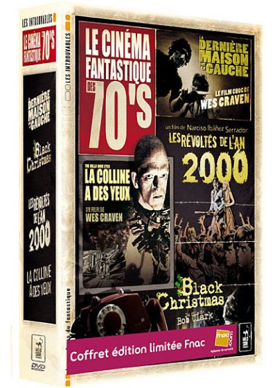 Cinéma fantastique des 70's - La Dernière Maison sur la gauche + Black Christmas + Les Révoltés de l'an 2000 + La Colline a des yeux (Édition Limitée) - DVD