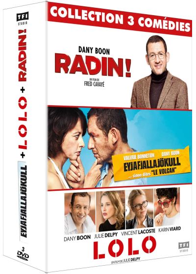 Dany Boon - Coffret : Radin + Lolo + Eyjafjallajökull ... sinon dites "Le volcan" (Pack) - DVD