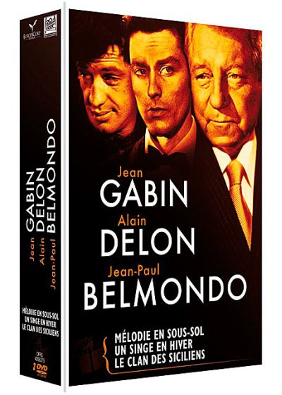 Jean Gabin, Alain Delon, Jean-Paul Belmondo : Coffret 3 films n° 1 (Pack) - DVD
