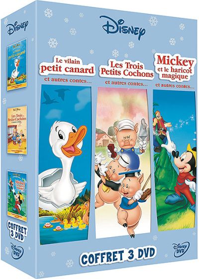 Contes et Légendes - Coffret - Les trois petits cochons + Mickey et le haricot magique + Le vilain petit canard (Pack) - DVD