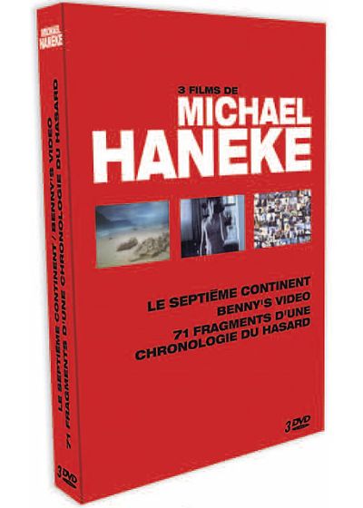 3 films de Michael Haneke - Le septième continent + Benny's Video + 71 fragments d'une chronologie du hasard (Pack) - DVD