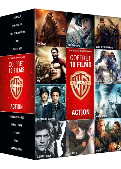 Collection de 10 films action Warner (Pack) - DVD