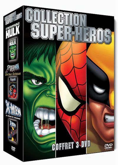 Collection Super-Héros - L'Incroyable Hulk + Spider-Man contre Docteur Octopus + X-Men 2, Le retour de Wolverine - DVD