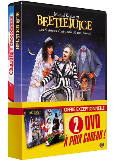 Charlie et la chocolaterie + Beetlejuice (Pack) - DVD