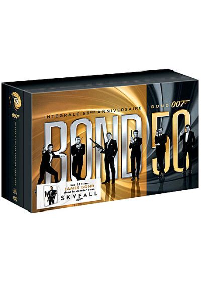 James Bond 007 - Bond 50 : Intégrale 50ème Anniversaire des 23 films (Édition Limitée) - DVD